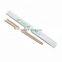 Bamboo Food Picks Round Disposable Chopsticks With Customized Full Paper Wrapper