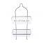 2 tier chromed wire shower caddy hanging bathroom shampoo shelf  PS storage holder