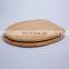 bamboo zinc alloy hinge Round Toilet Seat  polyresin toilet seat  Toilet  glittery