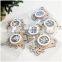 LED light Christmas Tree Star bell Wooden Pendants Ornaments Xmas Wood Crafts Kids Gift for Home Christmas Party Decorations