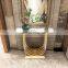 Luxury console tables gold frame marble console table morderm
