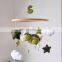 Hot Product Dinosaur baby mobile on the moon Nursery Decor Felt Crib mobile Baby Shower Gift Wholesale