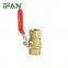 IFAN Free Sample Brass Ball Valve Heat Resistant Brass Forging Ball Valve