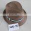 beige girl's fashion fedora paper cloth hat