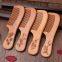 Large anti-static mahogany comb free logo gift comb