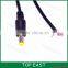 DC5.5 * 2.1 yellow plastic fork male DC power cable to extend the 2464 single-head wire