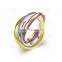 unique steel ring gold/rose gold/white gold stainless steel rings 316L