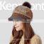 fashion high quality adults custom beret hat with top ball for sale