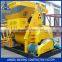 portable twin shaft electric JS500 concrete mixer