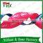 custom logo foil printing satin ribbon
