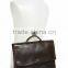 Chocolate Brown Leather Briefcase High Quality