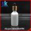 30ml glass dropper bottle white