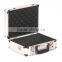 Crystal aluminium hard camera photography flight carry case storage box silver