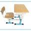 Hot selling school desk and chair, blue Desk And Chair Set, school desk dimension