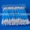 100% pure cotton plastic stick cotton swabs