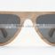 JM557 Customized Logo Polarized UV Wholesale Wood Aviator Sunglasses