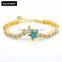 Wholesale Market Women Star Blue Zircon Bracelet