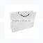 Competitive price luxury white shopping paper bag