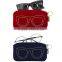 custom multiple color Felt Soft glasses bag, Sticky notes carring with felt bag sunglasses bag