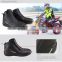 Motorcycle Boots MBT002 With PP Shell Ankle heel Protection PU Leather