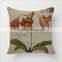 Wholesale latest design spring summer flower pastoral style cushion cover