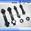 galvanized carbon steel furniture double ended thread bolt