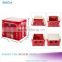 Foldable and waterproof book food underwear toy storage plastic box of christnas for kids