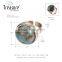 2016 Green stone mosaic gold plating ring jewelry for wholesale
