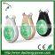 Newly 2in1 function Mini round design qi wireless charger receiver for Iphone and Samsung