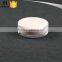 round empty compact face powder container for cosmetic loose powder with mirror