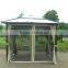 Heavy duty gazebo, wind proof PC roof gazebo, wind resisitant gazebo, strong winds gazebo