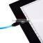 A4 LED Artist Stencil Board Tattoo Drawing Tracing Table Display Light Box Pad