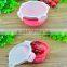 Silicone folding lunch box, Silicone bento lunch box, Collapsible silicone kids lunch box