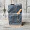 Waxed Canvas Lunch Bag With Little Pocket On Front