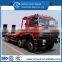 ChuFeng 8X4 flat plate transport truck/ flatbed container transport trailer