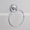 2016 New Design new square design zinc chrome bathroom accessories set towel ring