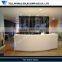 Designed for office use curved reception desk