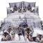 Blue Sea Dolphin Design Cotton Bedsheet Bedding Set 3D                        
                                                Quality Choice
