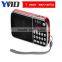 Portable pocket am fm digital radio with speaker