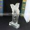 Wholesale butterfly shape crystal unique new design award desktop decoration