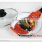 Aluminum Ceramic non stick frying pan & wok pan with lid with induction base and silicon handle