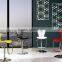 High chair with footrest for hotel balcony /Leather chair