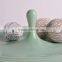 Contemporary Green Porcelain Fruit Bowl Home Decoration Pieces
