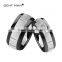 Two-toned diamond gold gents ceramic ring wholesale fashion jewelry