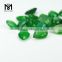 Precious Color Pear Machine Cut Natural Green Agate Gemstone