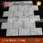 Subway wall well polished white brick marble mosaic tile