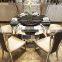 Dining room 8 seater metal table malaysia dining marble table
