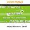 Square Planar Display Advertising Flag & banner With Door-Barrier