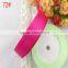 Hot sale Single face tape knit christmas colorful dance tape 100% polyester satin ribbon roll