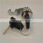 Stainless steel cover pin cam lock with red and green indicator